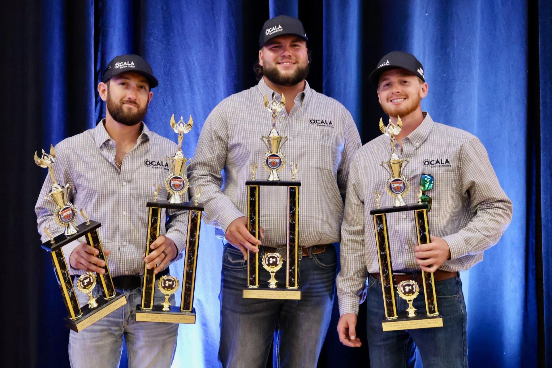 OEU Earns Statewide Safety Award; Linemen Place in Florida Competition